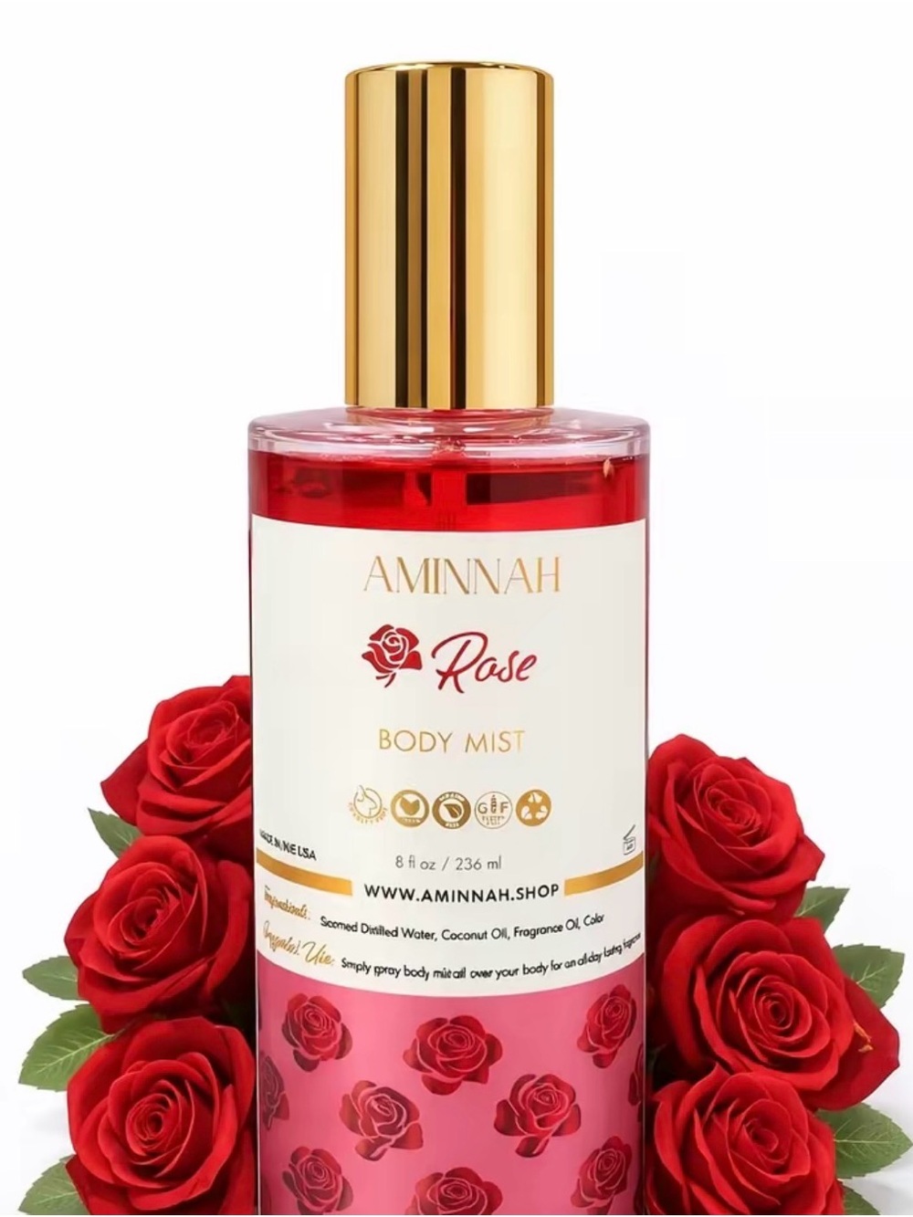 Aminnah rose spray (non aerosol, not flammable)